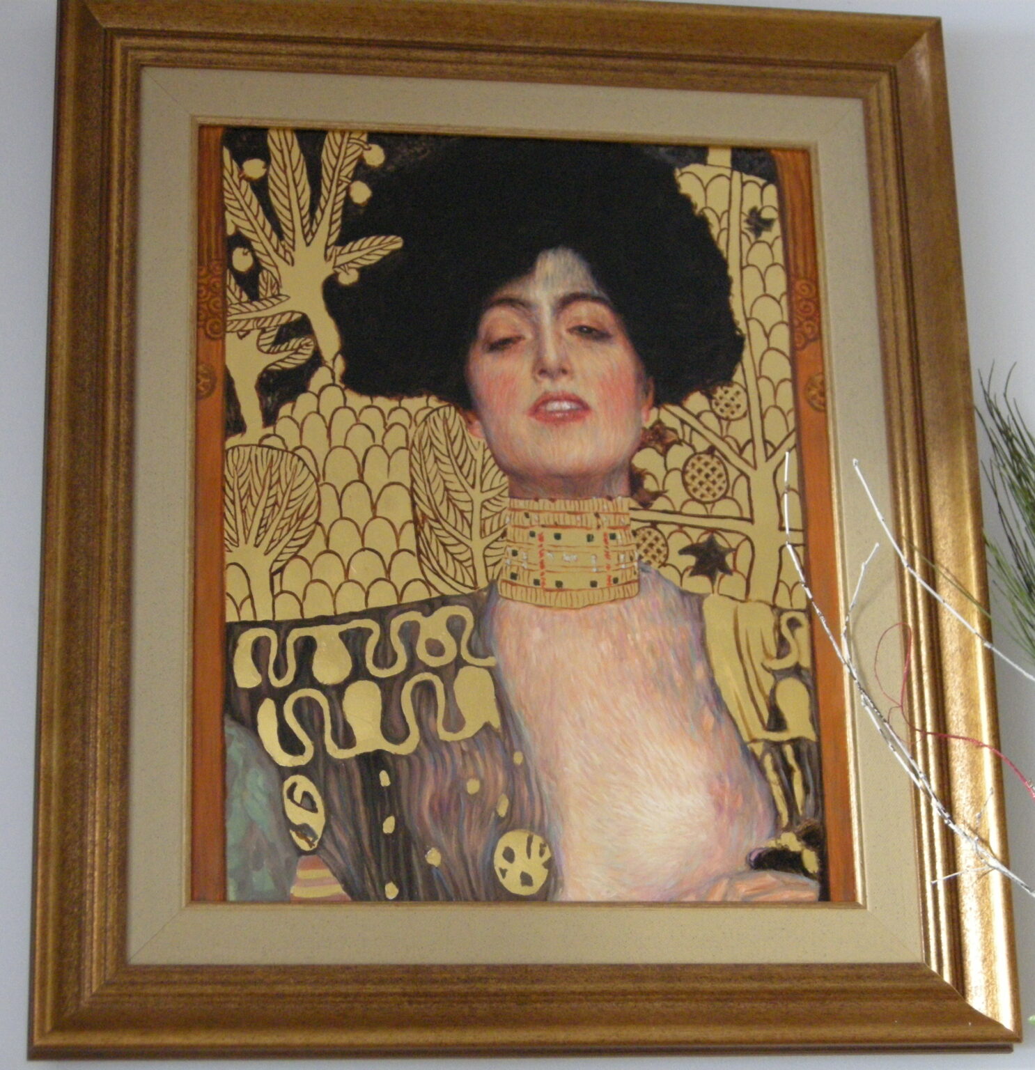 Gustav Klimt "Judyta" (fragment) Kopia wg Lech Wadlewski Olej na płótnie
