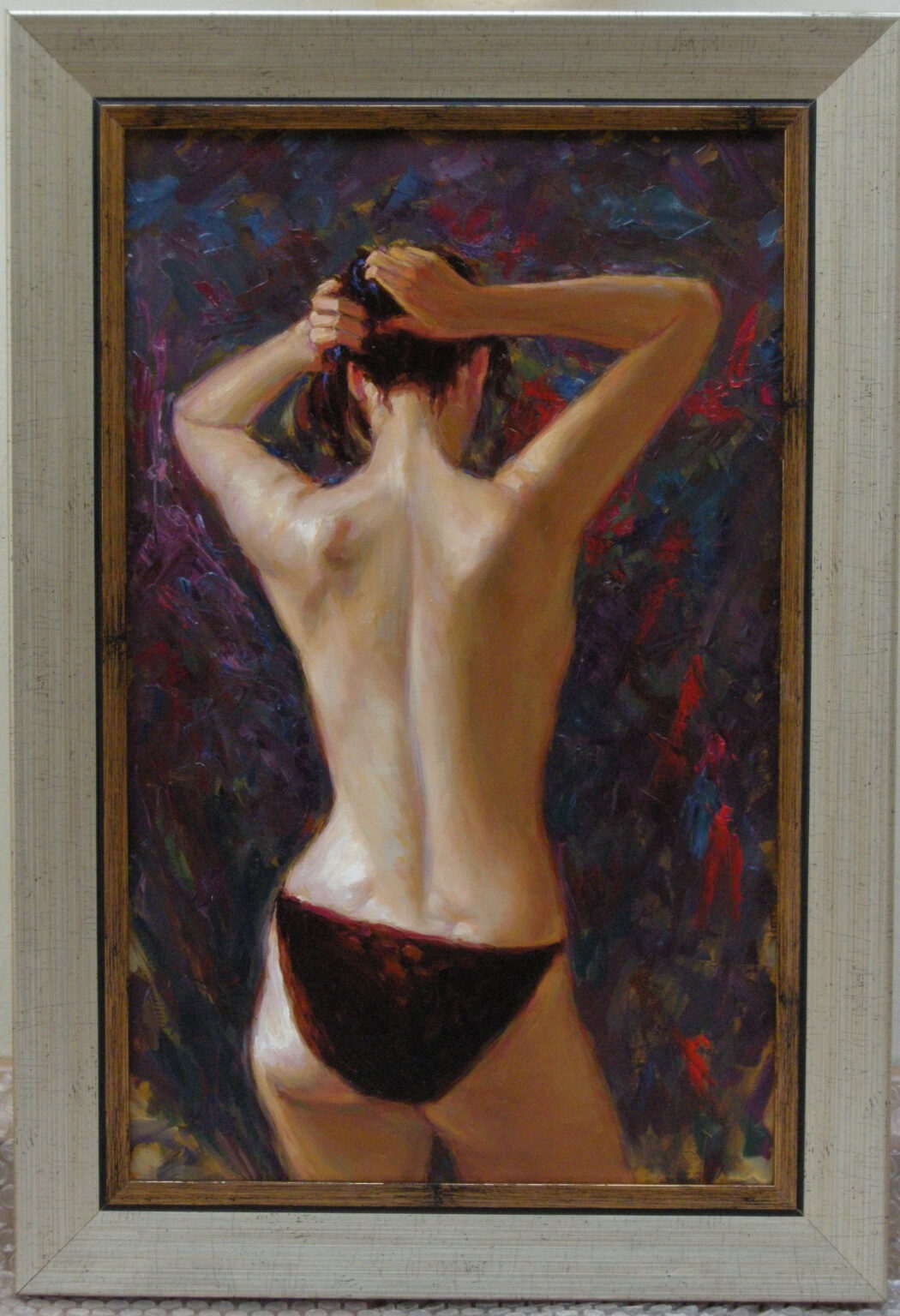 Bryce Cameron Liston "Porcelanowy żar" Kopia wg Lech Wadlewski Olej na płótnie