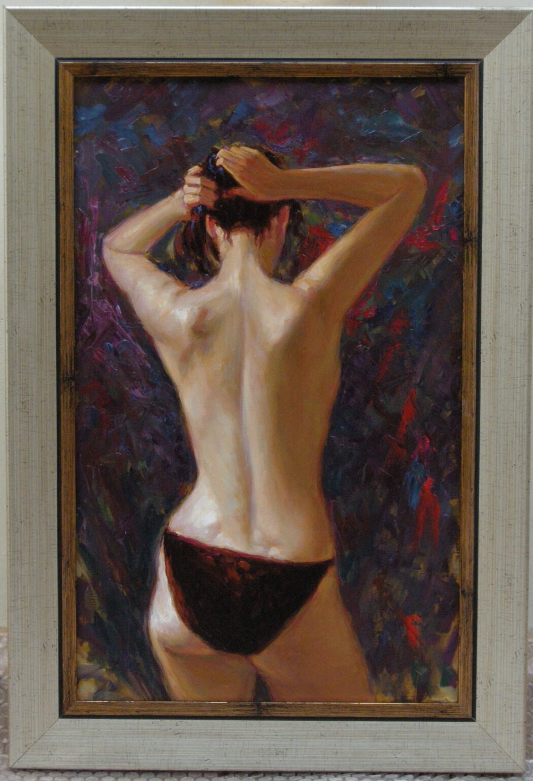 Bryce Cameron Liston "Porcelanowy żar" Kopia wg Lech Wadlewski Olej na płótnie