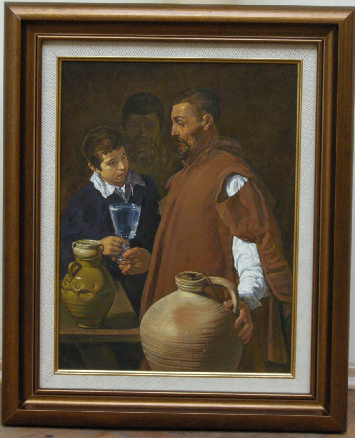 Lech Wadlewski "Nosiwoda z Sewilli" Olej na płótnie Kopia wg Diego Velazquez "Nosiwoda z Sewilli"