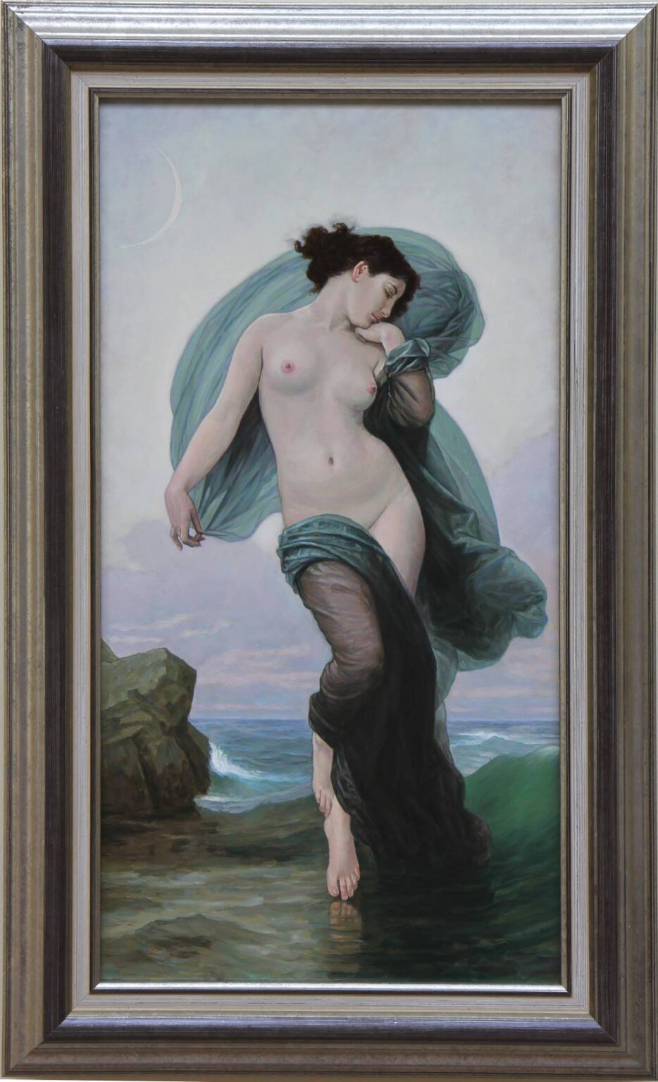 Wieczorny nastrój, kopia wg Adolphe-William Bouguereau, Lech Wadlewski